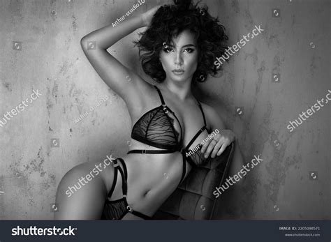 Sexy Brunette Girl Lingerie Stock Photo Shutterstock
