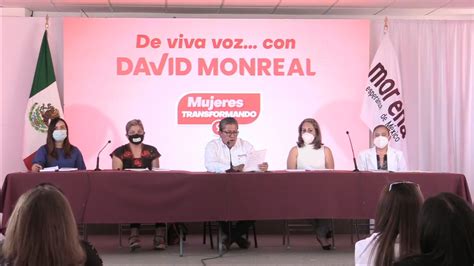 Se compromete David Monreal a cumplir decálogo a favor de las mujeres