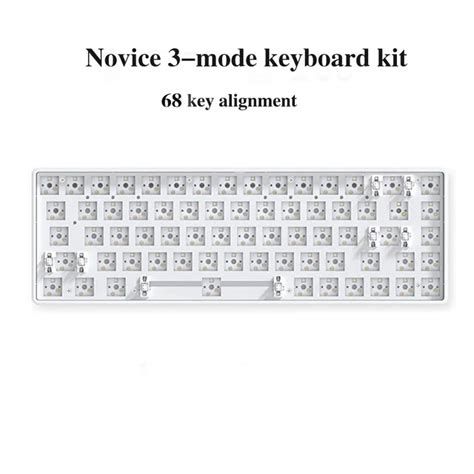 Zuoya Kit De Teclado Mec Nico Sem Fio Modo Hot Swap Luz Branca Compat Vel Bluetooth