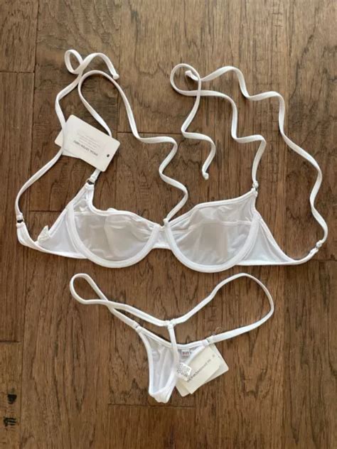 Wicked Weasel Sheer Vision Bikini Set Size M M New Sizing Picclick Ca