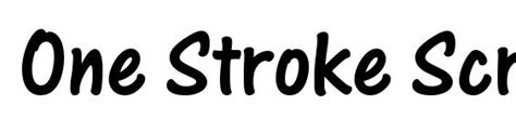 One Stroke Script Let Plain Font Download Free Legionfonts