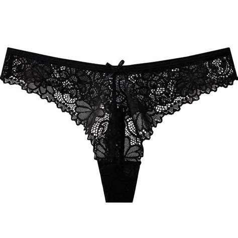 Vblhal Clearance Clothes Under Trendy Lace Lingerie Brief For Women High Leg Cut Lace