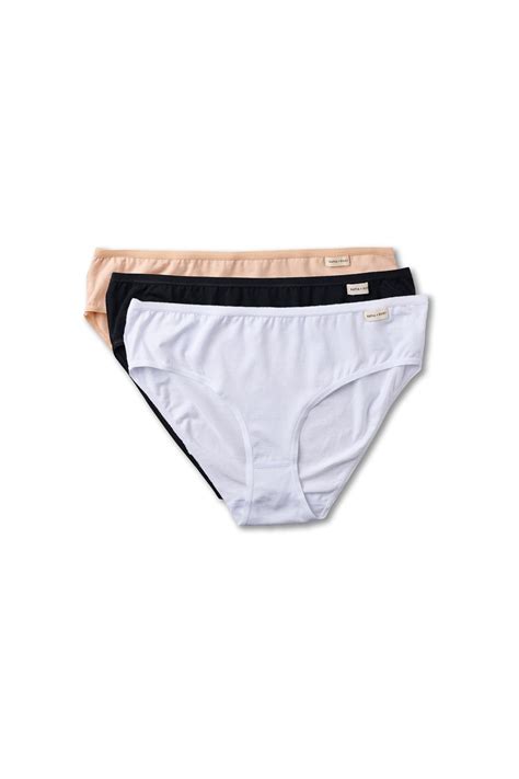 3 lü Basic Modal Kadın Külot Siyah Beyaz NUDE