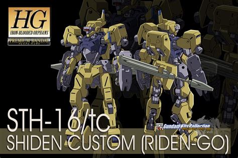 P Bandai Hg Sth Tc Io Frame Shiden Custom Riden Go