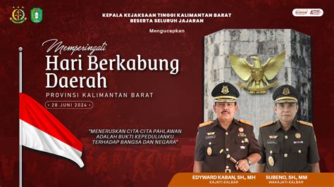 MEMPERINGATI HARI BERKABUNG DAERAH PROV KALBAR TAHUN 2024 Kejati