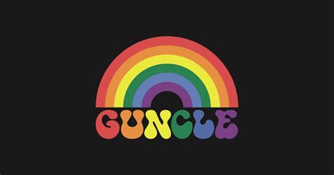 Half Rainbow Guncle S Font Lgbt Gay Uncle Guncle S Day Humorous Brother Gift Guncle T