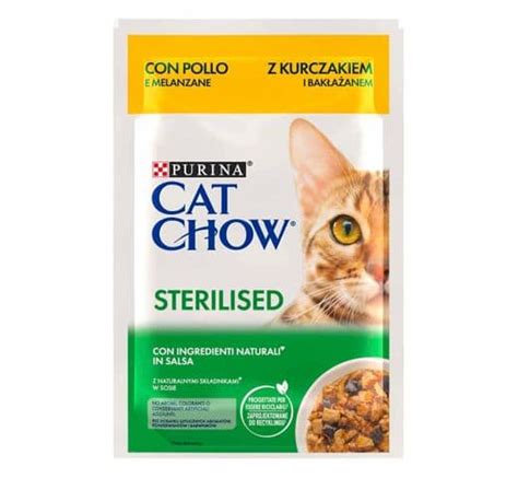 Cat Chow Purina gato sterilized pollo pouch 85gr - Animal Sapiens