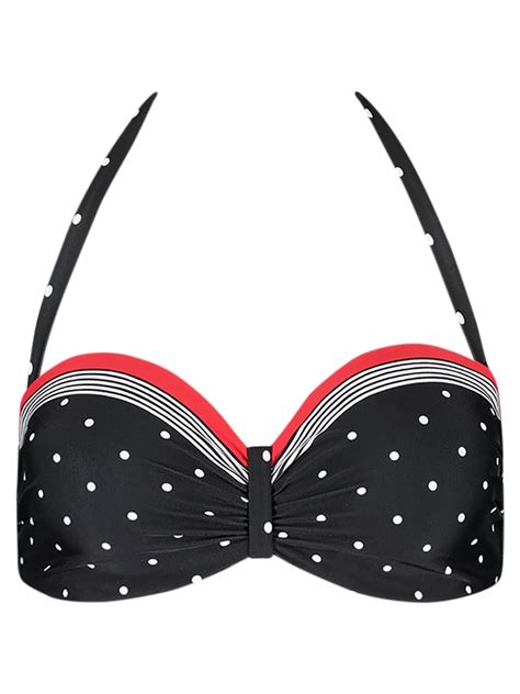 LASCANA Biustonosz Bikini W Kolorze Czarnym LASCANA