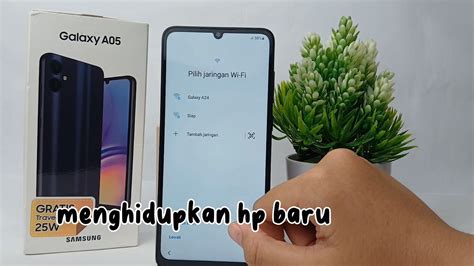 Cara Menghidupkan HP Baru Samsung A05 A05s YouTube