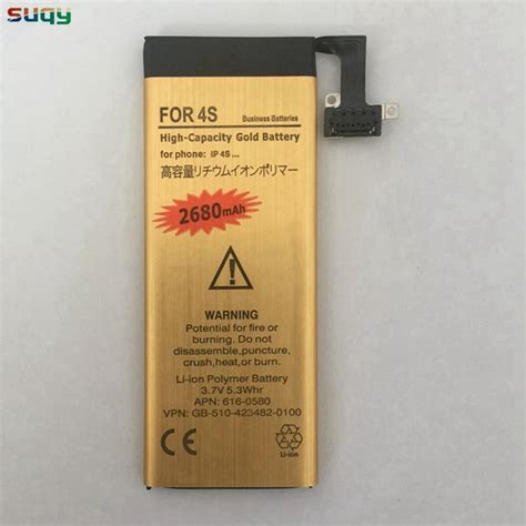 Aliexpress.com : Buy suqy for iphone 4s accumulator battery Internal ...
