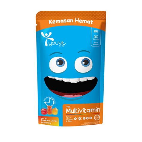 YOUVIT MULTIVITAMIN GUMMY ANAK 30 DAY - RAJASUSU