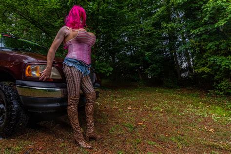 Gigantic Fake Tits Crossdresser Washing My Truck In Daisy Du 31 Nude Pics XHamster