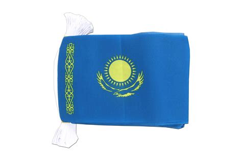 Kasachstan Fahnenkette 15 X 22 Cm MaxFlags FlaggenPlatz De