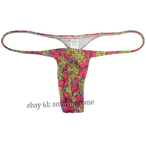 Men S Posing Slim Bikini Thong Underwear Minimal Coverage Swim G String Hipster EBay