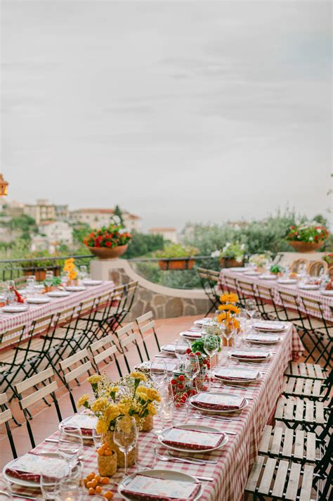 A Vibrant Al Fresco Dinner Party Followed A Heartfelt Wedding Ceremony
