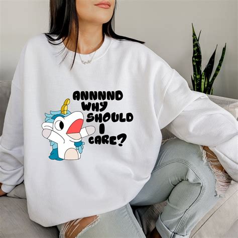 Bluey Sarcastic Sweatshirt Funny T Shirt Cartoon Shirt Gifts For Daughter Unisex S Xl Hot