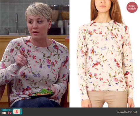 Pennys White Floral Sweater On The Big Bang Theory Fashion Tv Tv