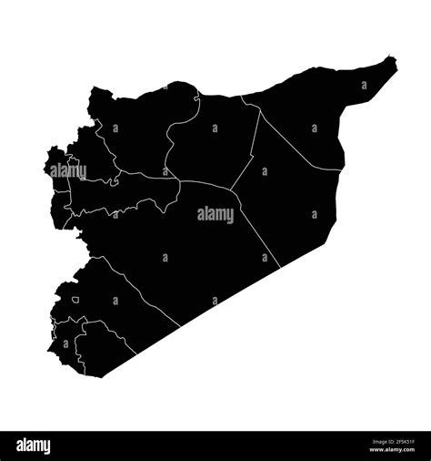 Map Of Syria Stock Vector Images Alamy