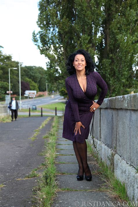 Slutty MILF In Stockings Danica Collins Exposes Her Big Tits Ass In Public CoedCherry