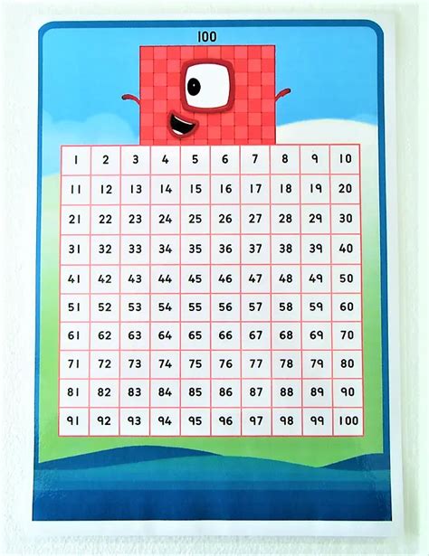 Free Numberblocks 100 Square Teacher Made Twinkl 54 Off