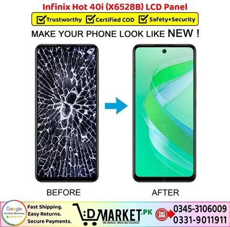 Infinix Hot I X B Lcd Panel Unit Combo Exclusive