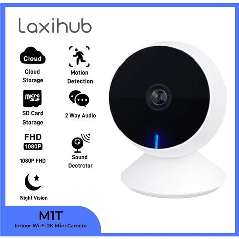 Laxihub Indoor Wi-Fi 2K Mini Camera M1T | BIG W