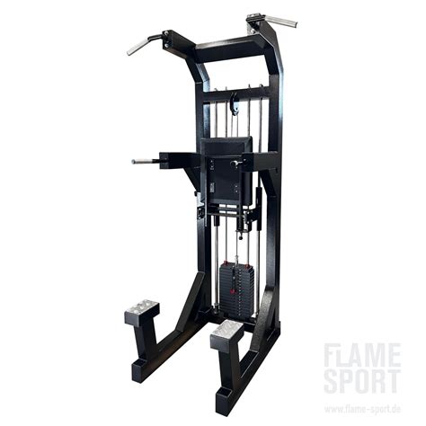 Dips / Pull up / Chin up Machine (3KP) Machine from FLAME SPORT - FLAME ...