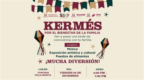 Invitan A La Comunidad A Participar En La Kermes Por El Bienestar De La