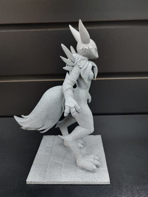 Nude Furry Renamon Sexy Sculpture Etsy Uk