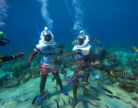 Sea Trek Helmet Diving Curacao Shore Excursions Carnival Cruise Line
