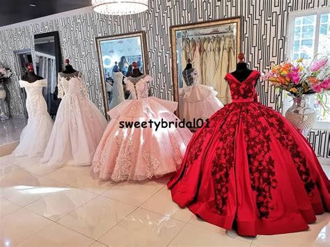 Vestidos De Xv A Os Robe Quinceanera Rouge Du Dhgate