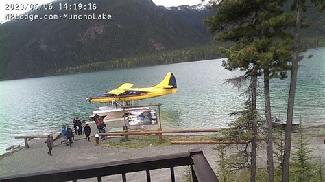 Muncho Lake Dock Cam | Northern Rockies Lodge | Northern Rockies Lodge ...