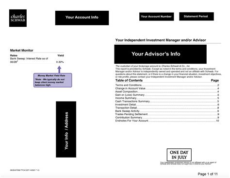 Schwab Financial Statement