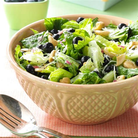 Blueberry Romaine Salad Recipe Taste Of Home