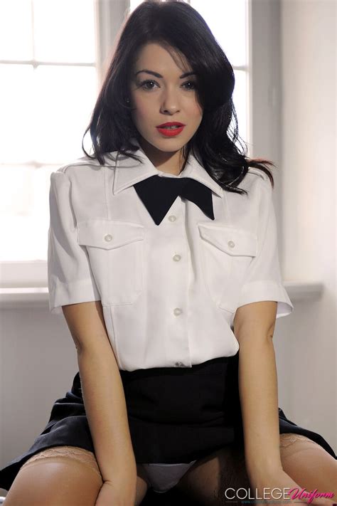 College Uniform Featuring Ava Dalush Hot Pics Coedcherry