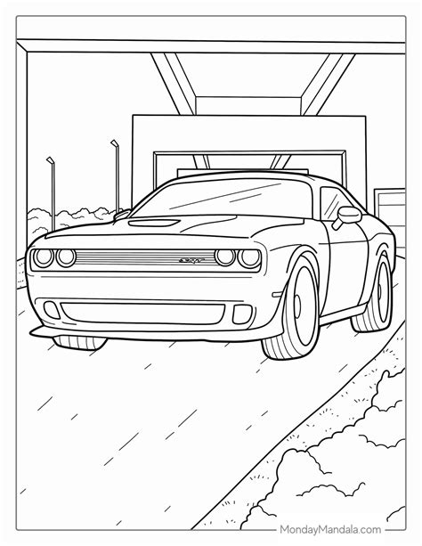 52 car coloring pages free pdf printables – Artofit