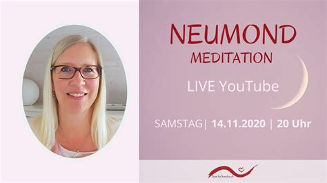 Neumond Live Meditation Reinigung Transformation YouTube