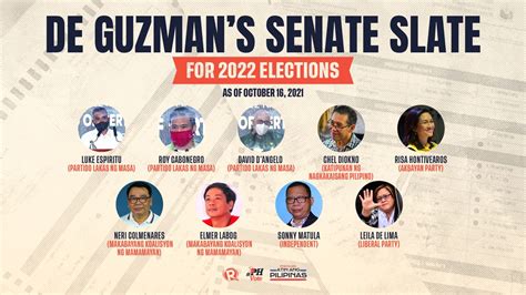 LIST Who Is Running For Senator In The 2022 Philippine Elections