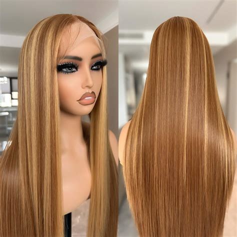 Amazon ZAVIDE Inch Honey Blonde HD Lace Front Wig Pre Pulcked Ready To Wear Glueless