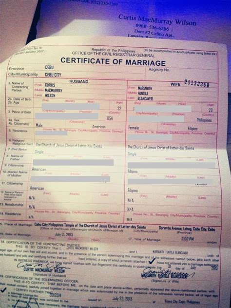 How To Get Marriage License In Philippines For Ofw