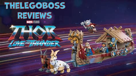 LEGO Thor Love And Thunder The Goat Boat Review Set 76208 YouTube