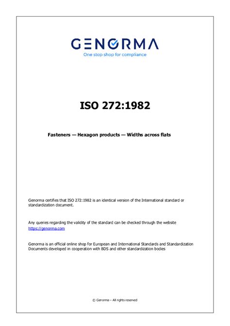 ISO 272:1982