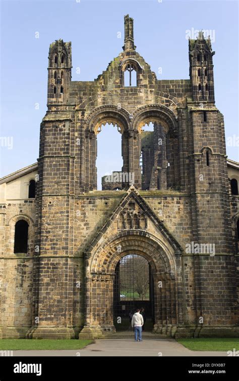 Kirkstall Abbey Kirkstall Leeds West Yorkshire England A 12th