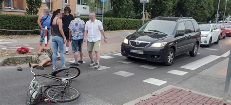 Wypadek Na Poniatowskiego Czarnieckiego Rowerzysta W Szpitalu