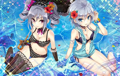 Wallpaper Sexy Lingerie Anastasia Bra Cleavage Panties Thighhighs Long Hair For Mobile