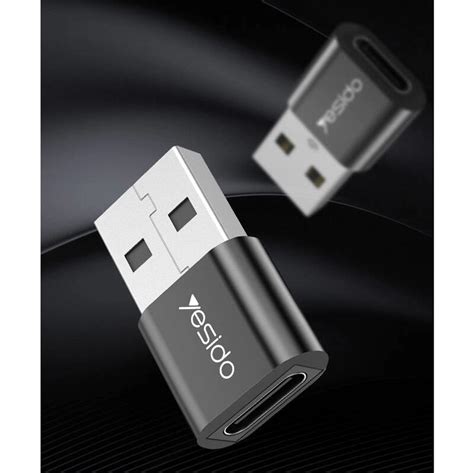 مشخصات، قیمت و خرید مبدل Type C به USB یسیدو مدل GS09 - سایمان دیجیتال