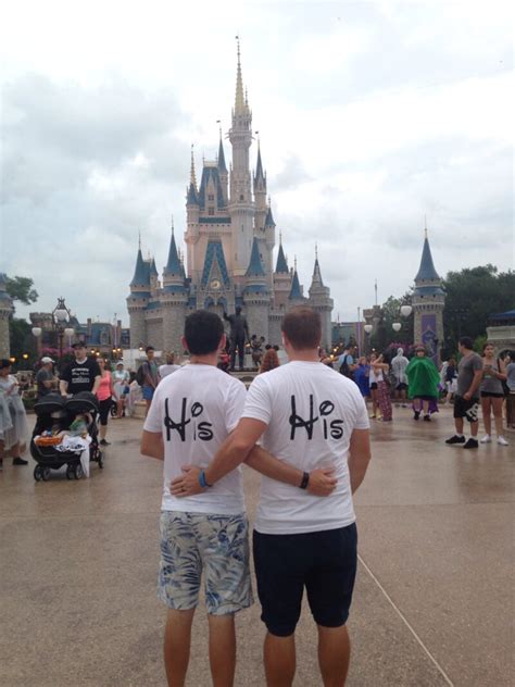 Lgbt Gay His Matching Couple Shirts Mickey Mouse Cute Kissing Married With Mickey