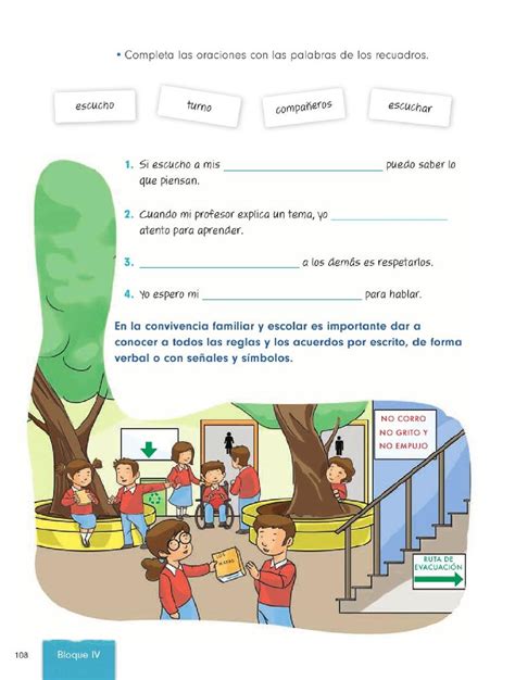 Las Reglas Acuerdos Para Todos Bloque Iv Lecci N Apoyo Primaria