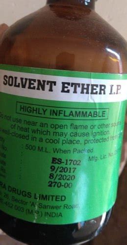 Solvent Ether At Best Price In Lucknow By Amrendra Chemicals Id