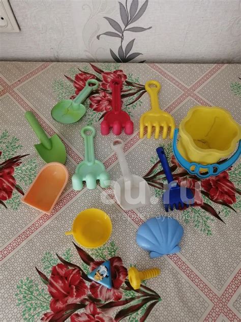 игрушки для песочницы ведерка грабли лопатки формочки — купить в ...